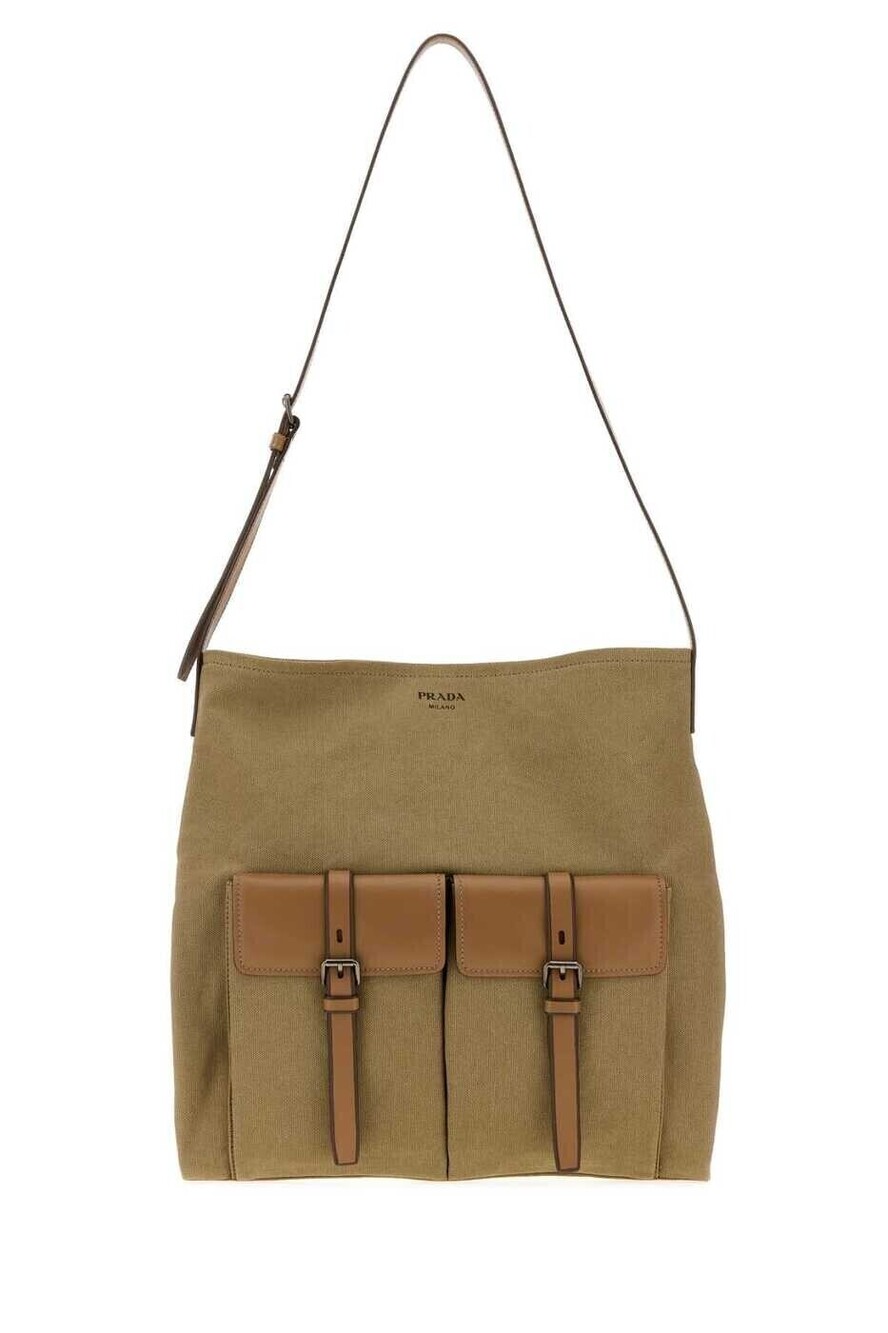 Prada Tessuto Messenger Crossbody Bag Green